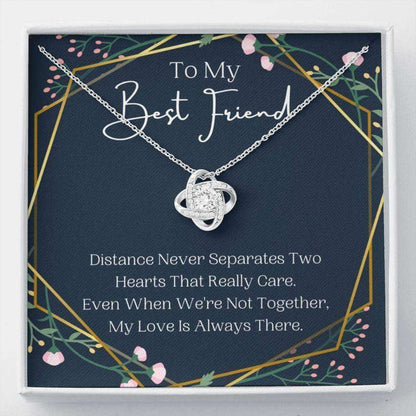 Friend Necklace, To My Best Friend Necklace, Distance Never Separates, Present For Best Friend Gifts For Friend Rakva