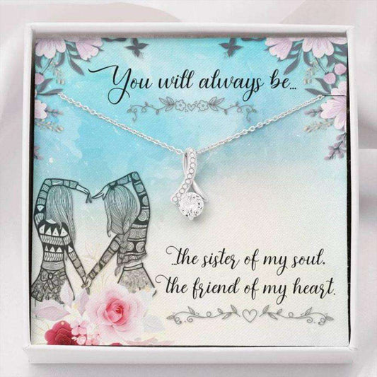 Friend Necklace, To My Best Friend Œsister Of My Soul” Alluring Beauty Necklace Gift Gifts For Friend Rakva