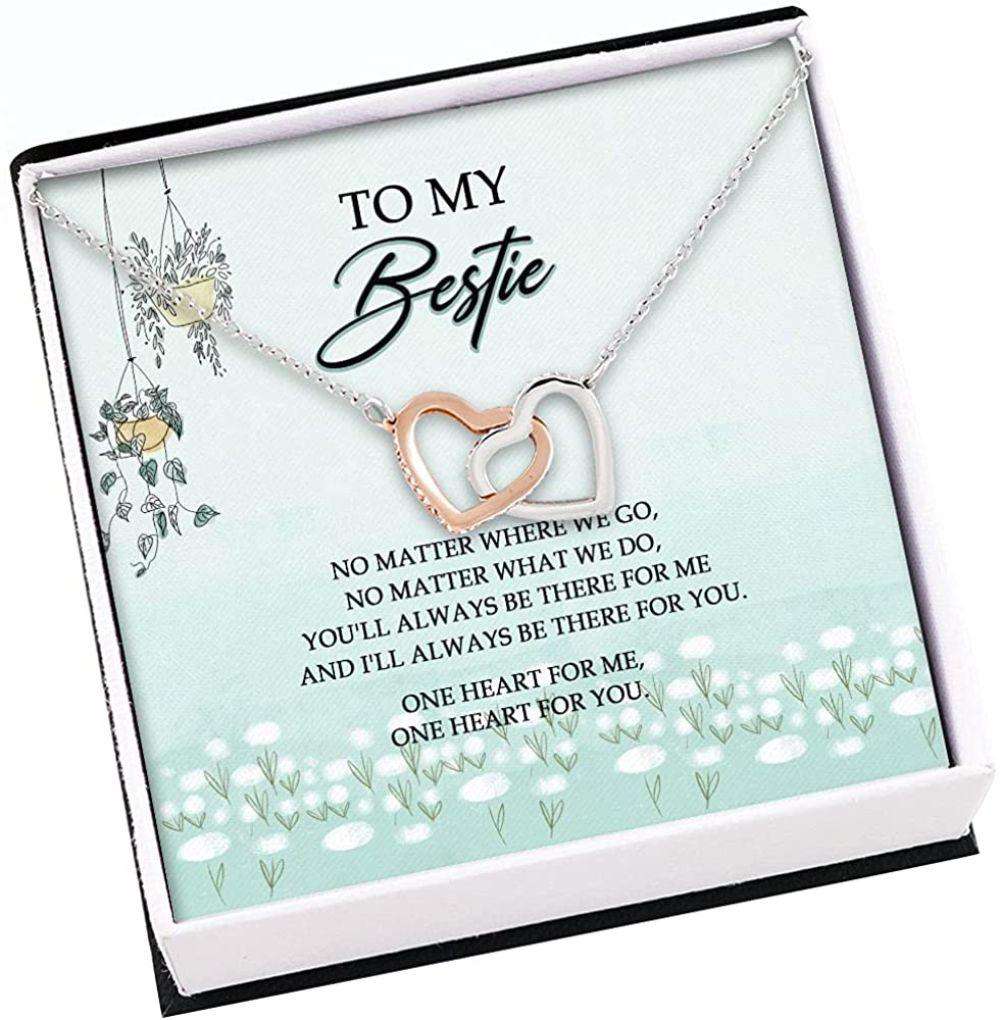 Friend Necklace, To My Bestie Best Friend Necklace “ Friendship Soul Sister Bff Gift Gifts For Friend Rakva