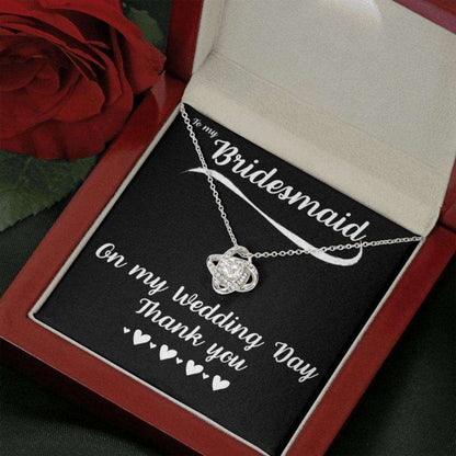 Friend Necklace, To My Bridesmaid Necklace, Thank You Gift For Bridesmaid, Wedding Day Gift Friendship Day Rakva