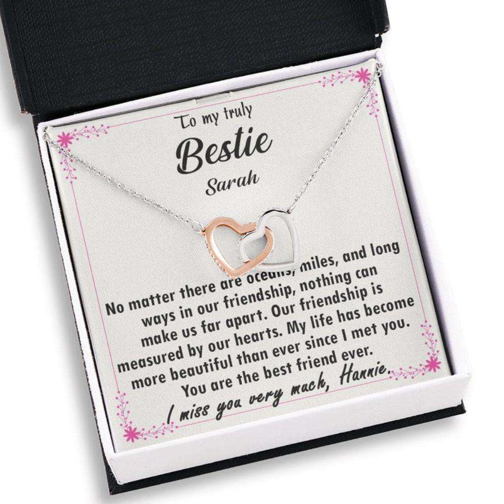 Friend Necklace, To My Truly Bestie Necklace, Gift For Best Friend, Soul Sister, Bff Gifts For Friend Rakva