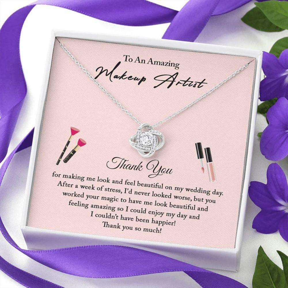 Friend Necklace, Wedding Makeup Artist Necklace Gift, Thank You From Bride Gifts For Friend Rakva