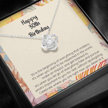 Friend Necklace, Wife Necklace, 30Th Birthday, The Beginning Of Everything That Matters Cz Necklace For Karwa Chauth Rakva