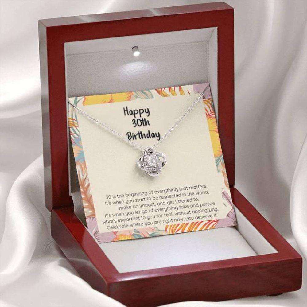 Friend Necklace, Wife Necklace, 30Th Birthday, The Beginning Of Everything That Matters Cz Necklace For Karwa Chauth Rakva