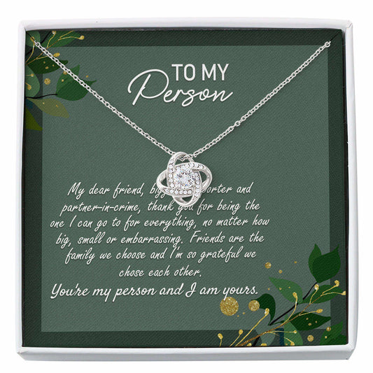 Friend Necklace, You�Re My Person Necklace “ Best Friend Necklace Gift Bestie Gift For Friendship Day Gifts For Friend Rakva