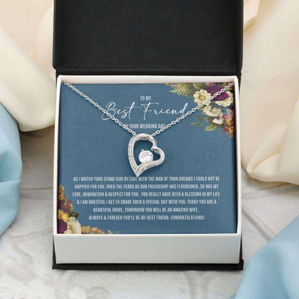 Friend Necklace,Best Friend Wedding Day Gift To Bride, Wedding Gift For Best Friend Necklace Gifts For Friend Rakva