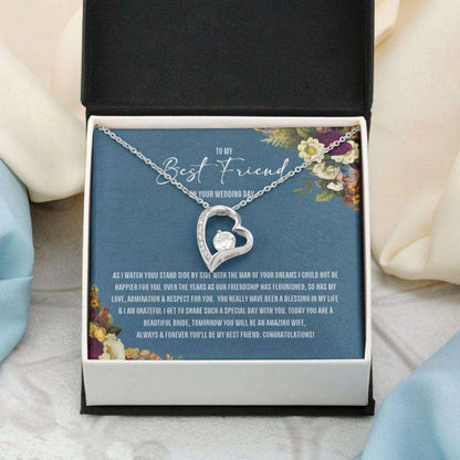 Friend Necklace,Best Friend Wedding Day Gift To Bride, Wedding Gift For Best Friend Necklace Gifts For Friend Rakva