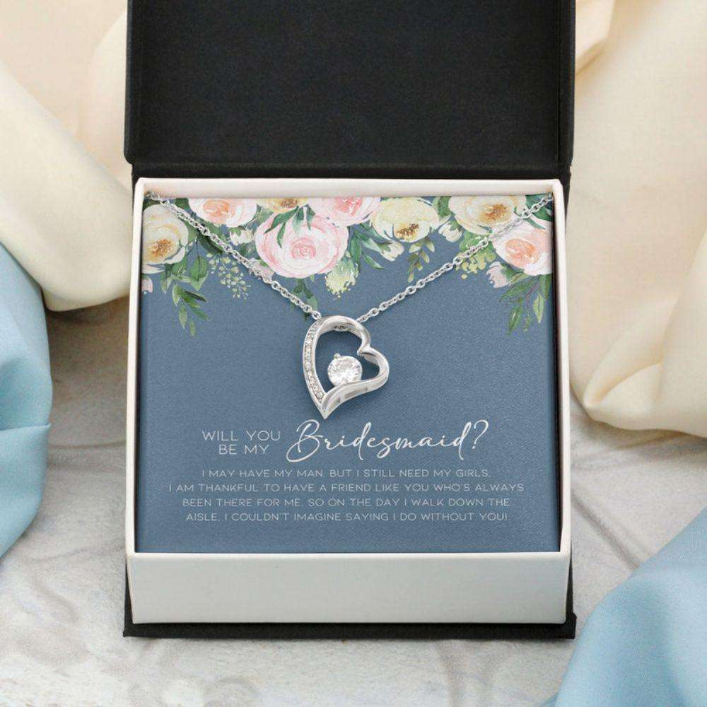 Friend Necklace,Bridesmaid Proposal Gift, Will You Be My Bridesmaid Necklace, Gift To Bridesmaid From Bride Gifts For Friend Rakva