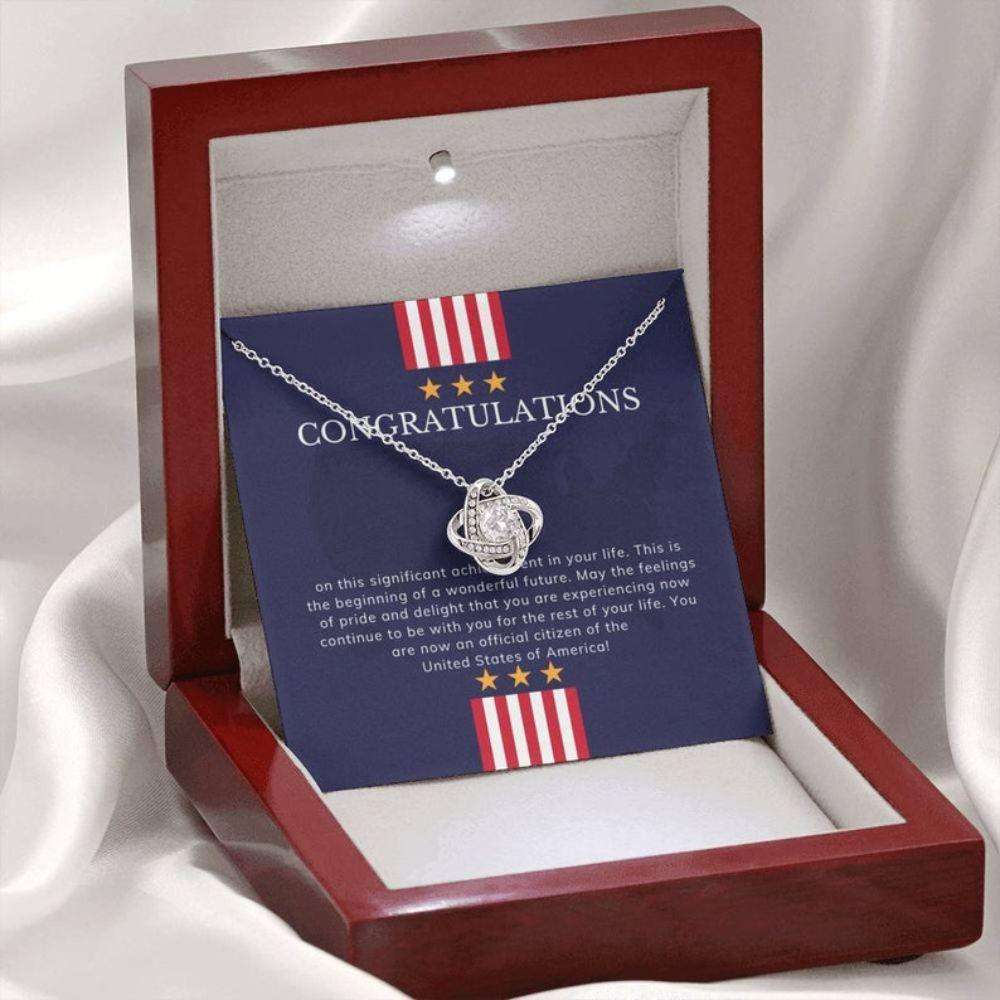 Friend Necklace,Us Citizen Gift, New Citizen Gift, New American Citizen Gift, Citizenship Necklace Gift Gifts For Friend Rakva