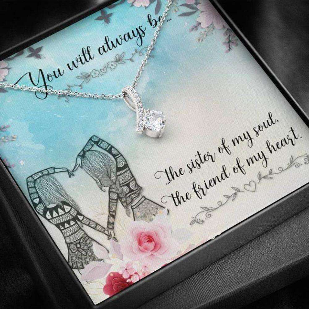 Friendship Necklace “ Gift To Best Friend “ Necklace For Friend “ Friend You Will Always Be Friendship Day Rakva