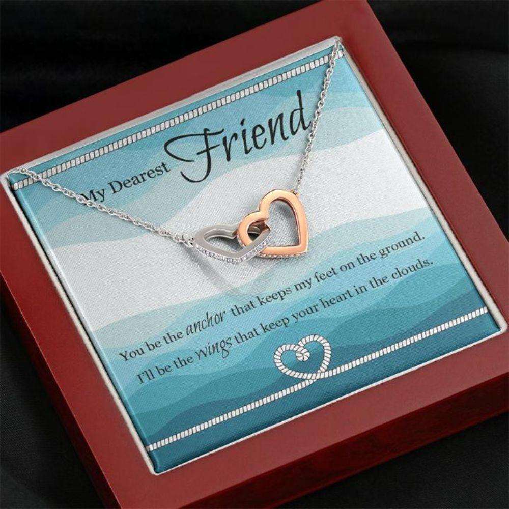 Friendship Necklace “ Gift To Best Friend “ Necklace For Friend “ My Friend Heart Necklace Friendship Day Rakva