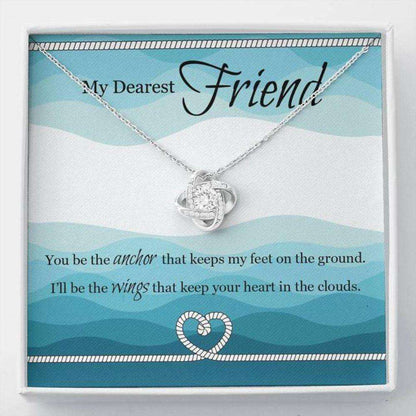 Friendship Necklace “ Gift To Best Friend “ Necklace For Friend “ My Friend Love Knot Necklace Friendship Day Rakva