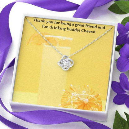 Friendship Necklace “ Gift To Friend Necklace With Message Card Friend Cheers Stronger Together Dughter's Day Rakva