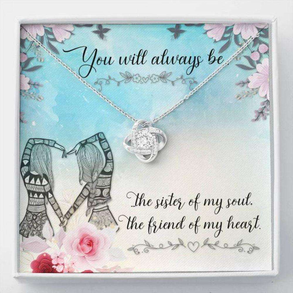 Friendship Necklace “ Gift To Friend Necklace With Message Card To Friend You Will Always Be Dughter's Day Rakva