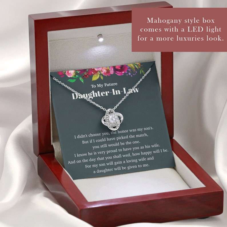 Future Daughter In Law Necklace Gift From Mother In Law, Future Daughter In Law Necklace, Future Daughter In Law Wedding Gift Gifts For Daughter Rakva