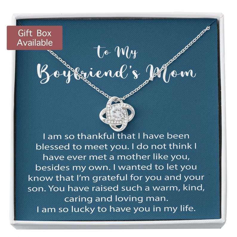 Future Mother-In-Law Necklace, Boyfriend Mom Necklace, Gift For Boyfriend Mother, To My Boyfriend’S Mom Gift Gifts for Mother In Law Rakva