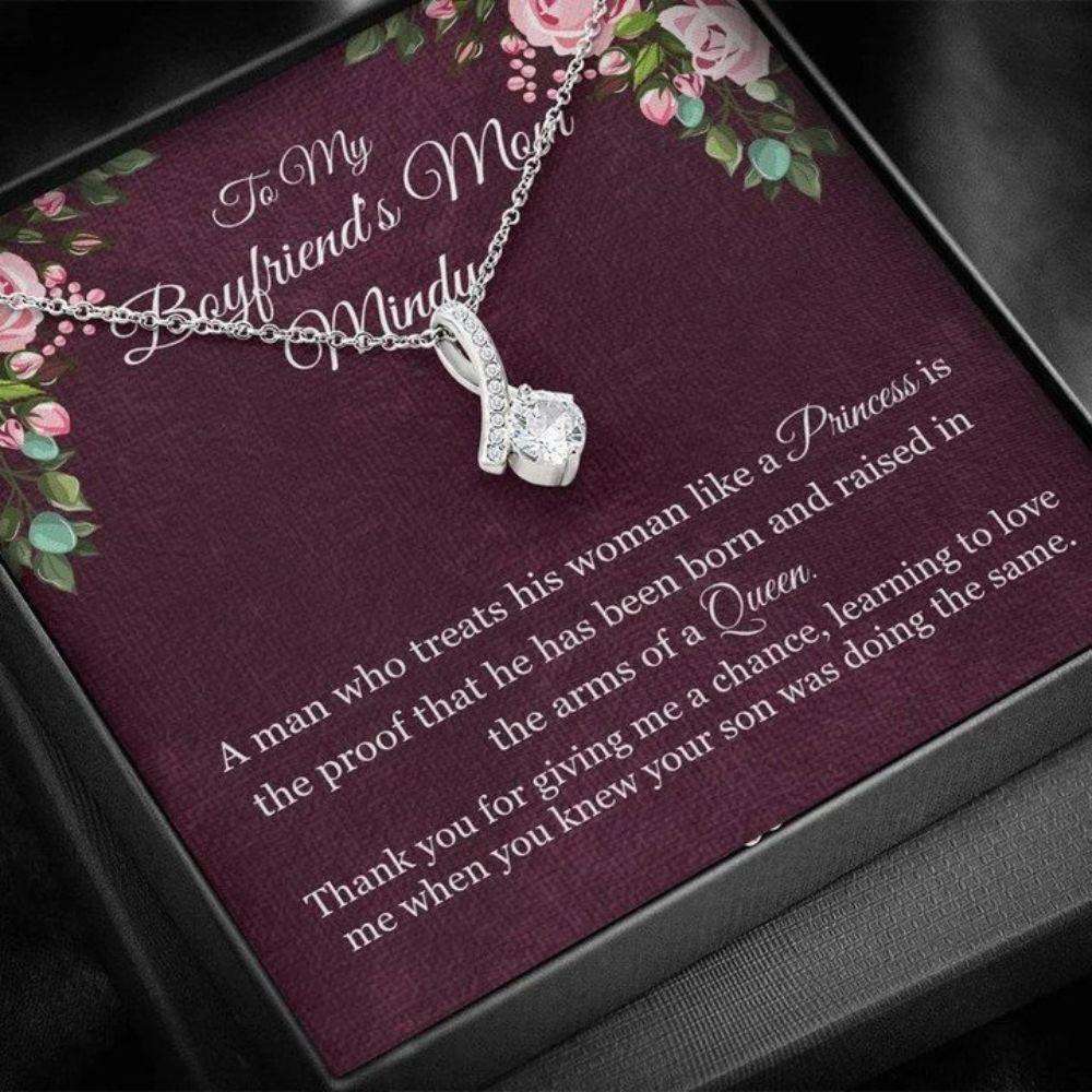 Future Mother-In-Law Necklace, Boyfriends Mom Gift, Boyfriend’S Mother Birthday, Gift For Boyfriend’S Mom Necklace Gifts for Mother In Law Rakva