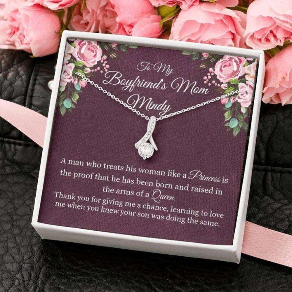 Future Mother-In-Law Necklace, Boyfriends Mom Gift, Boyfriend’S Mother Birthday, Gift For Boyfriend’S Mom Necklace Gifts for Mother In Law Rakva