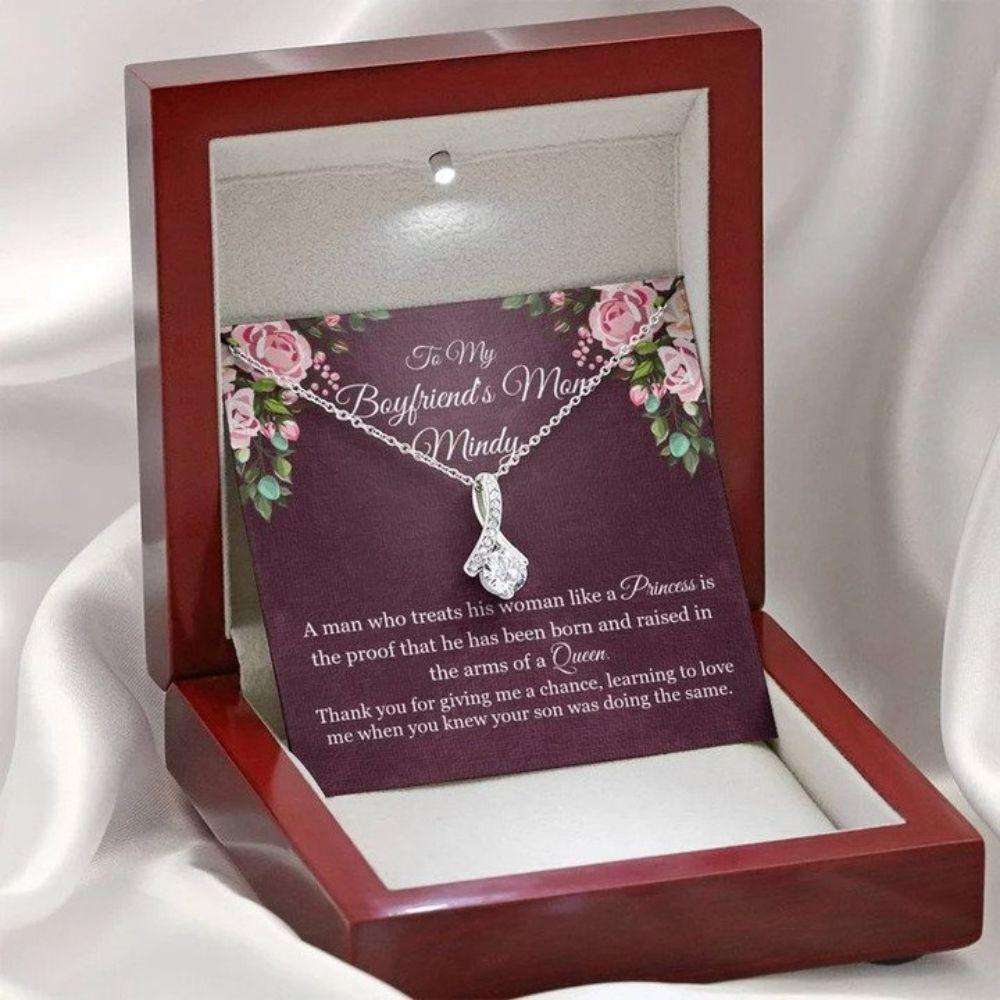 Future Mother-In-Law Necklace, Boyfriends Mom Gift, Boyfriend’S Mother Birthday, Gift For Boyfriend’S Mom Necklace Gifts for Mother In Law Rakva