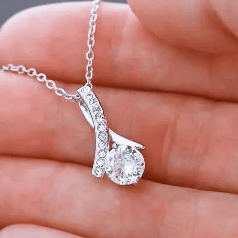 Future Mother-In-Law Necklace, Fiancee’S Mom Gift: Mother Of Girlfriend Gift, Mothers Day Necklace Gift, Sentimental Gifts, Cz Jewelry Gifts for Mother In Law Rakva