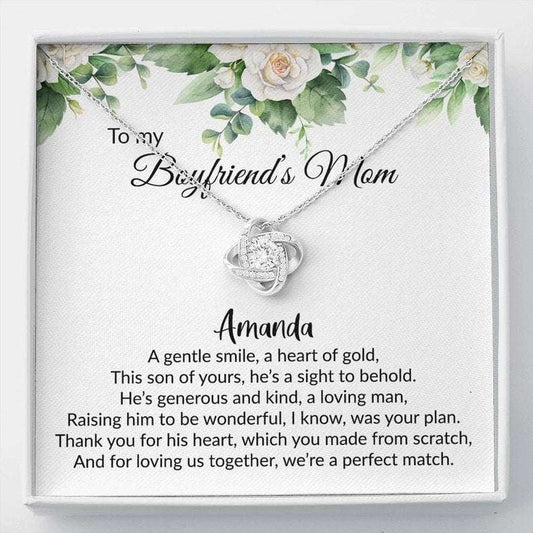 Future Mother-In-Law Necklace, Gift For Boyfriend’S Mom, Boyfriend’S Mom Gift, To My Boyfriends Mom Gift, Mother’S Day Necklace Gifts for Mother In Law Rakva