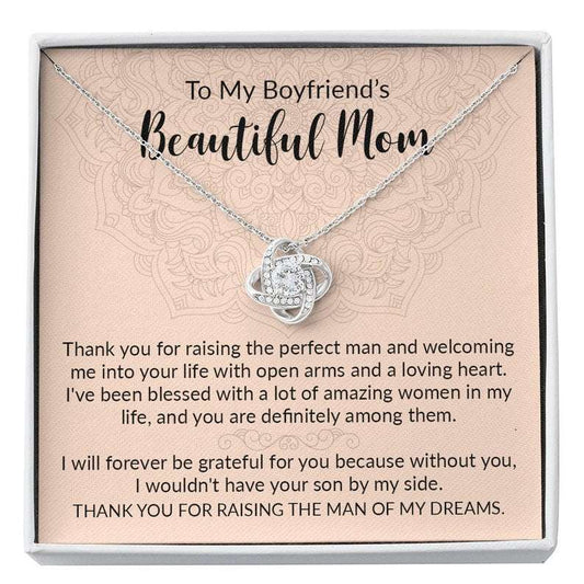 Future Mother-In-Law Necklace, Gift For Boyfriend’S Mom, Boyfriend’S Mom Gift, To My Boyfriends Mom’S Gift, Mother’S Day Necklace Gifts for Mother In Law Rakva