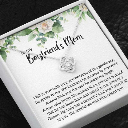 Future Mother-In-Law Necklace, Gift For Boyfriends Mom, To My Boyfriend’S Mom Necklace, Gift For My Boyfriend’S Mom Christmas Birthday Gifts for Mother In Law Rakva
