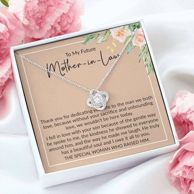 Future Mother-In-Law Necklace, Gift For Future Mother-In-Law, To My Future Mother In Law Gift For Christmas, Gift For Boyfriend’S Mom Gifts for Mother In Law Rakva