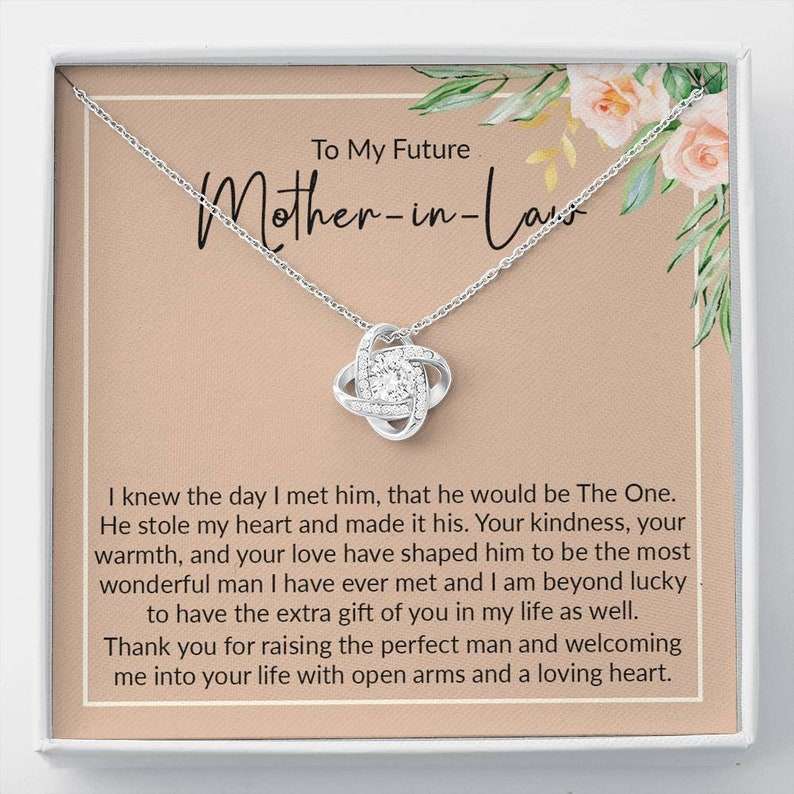 Future Mother-In-Law Necklace, Gift For Future Mother-In-Law, To My Future Mother In Law Gift, Gift For Boyfriend’S Mom, Boyfriend’S Mom Gift Gifts for Mother In Law Rakva