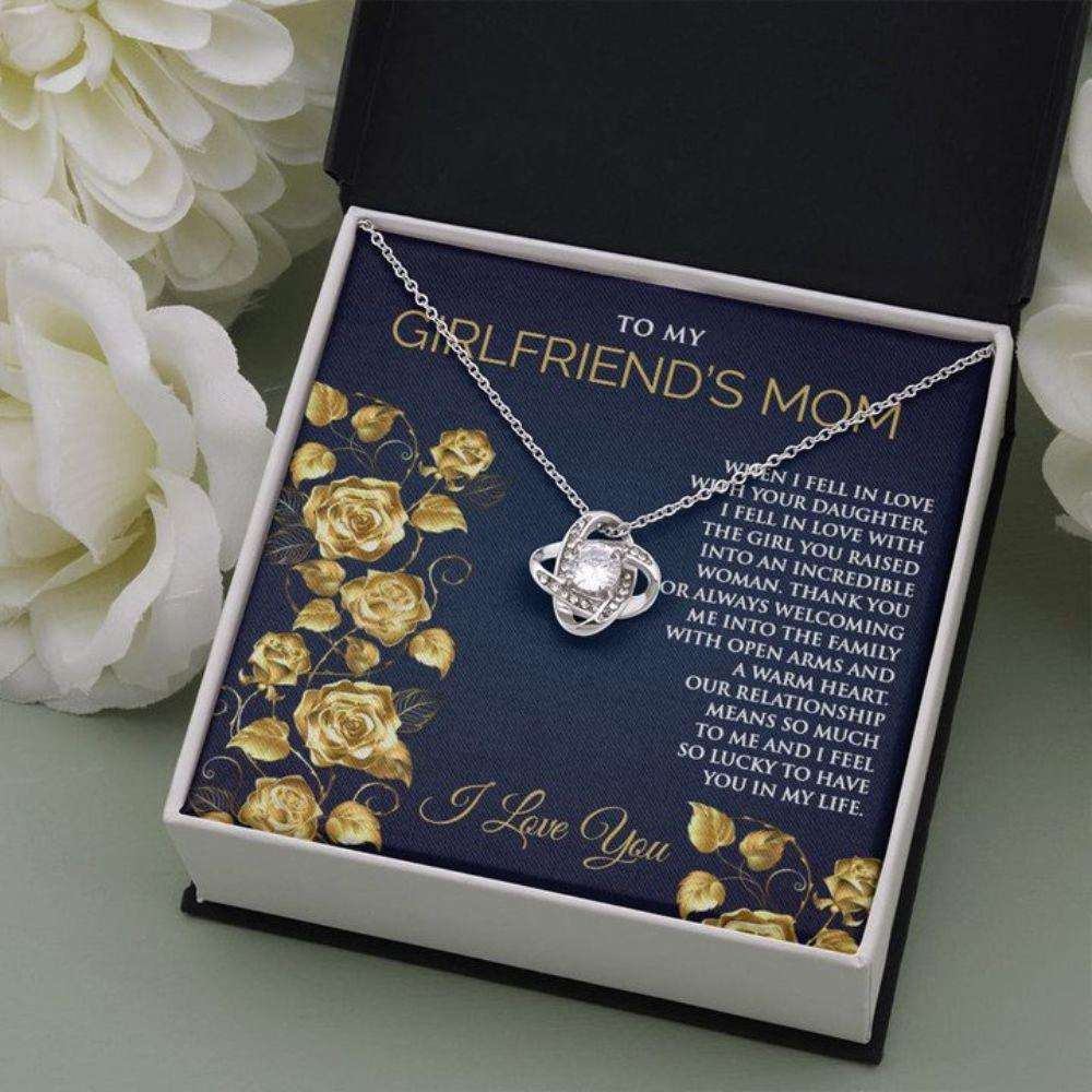 Future Mother-In-Law Necklace, Girlfriend Mom Birthday Necklace, Girlfriend Mom Birthday Jewelry, Girlfriend Mom Necklace, Thoughtful Gift Gifts for Mother In Law Rakva