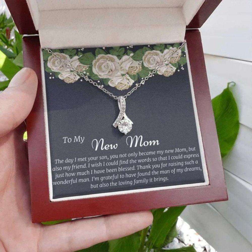 Future Mother-In-Law Necklace, Mother In Law Gift, Gift For Mom, To My Boyfriends Mom Gift, Future Mother In Law, Mom In Law Gifts for Mother In Law Rakva