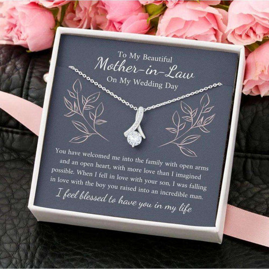 Future Mother-In-Law Necklace, Mother Of The Groom Gift From Bride Necklace, Mom Of Groom Present, To Mom From Bride Gifts for Mother In Law Rakva