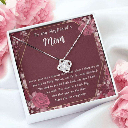 Future Mother-In-Law Necklace, Mothers Day Necklace Awesome Gift For The Loved One! To My Boyfriend’S Mom Necklace Box Gifts for Mother In Law Rakva