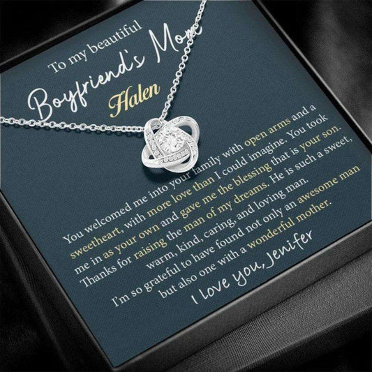 Future Mother-In-Law Necklace, To My Boyfriend’S Mom Necklace, Future Mother In Law Jewelry Gift, Boyfriend’S Mom Gift On Mother’S Day Gifts for Mother In Law Rakva