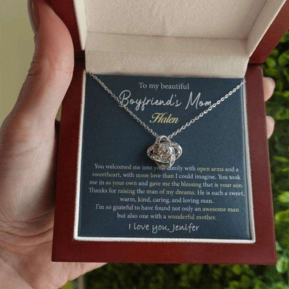 Future Mother-In-Law Necklace, To My Boyfriend’S Mom Necklace, Future Mother In Law Jewelry Gift, Boyfriend’S Mom Gift On Mother’S Day Gifts for Mother In Law Rakva