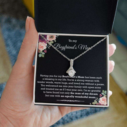 Future Mother-In-Law Necklace, To My Boyfriend’S Mother Gift Necklace, Sentimental Gift For Boyfriend’S Mom, Boyfriend’S Mom Present From Girlfriend Gifts for Mother In Law Rakva