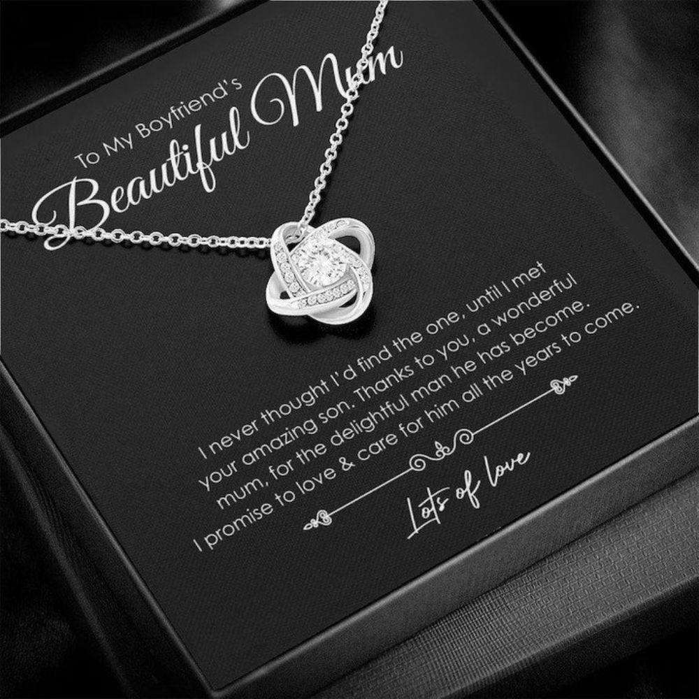 Future Mother-In-Law Necklace, To My Boyfriend’S Mum, Partners Mum Gift, Boyfriend Mum Gift, Boyfriends Mother Necklace Gifts for Mother In Law Rakva