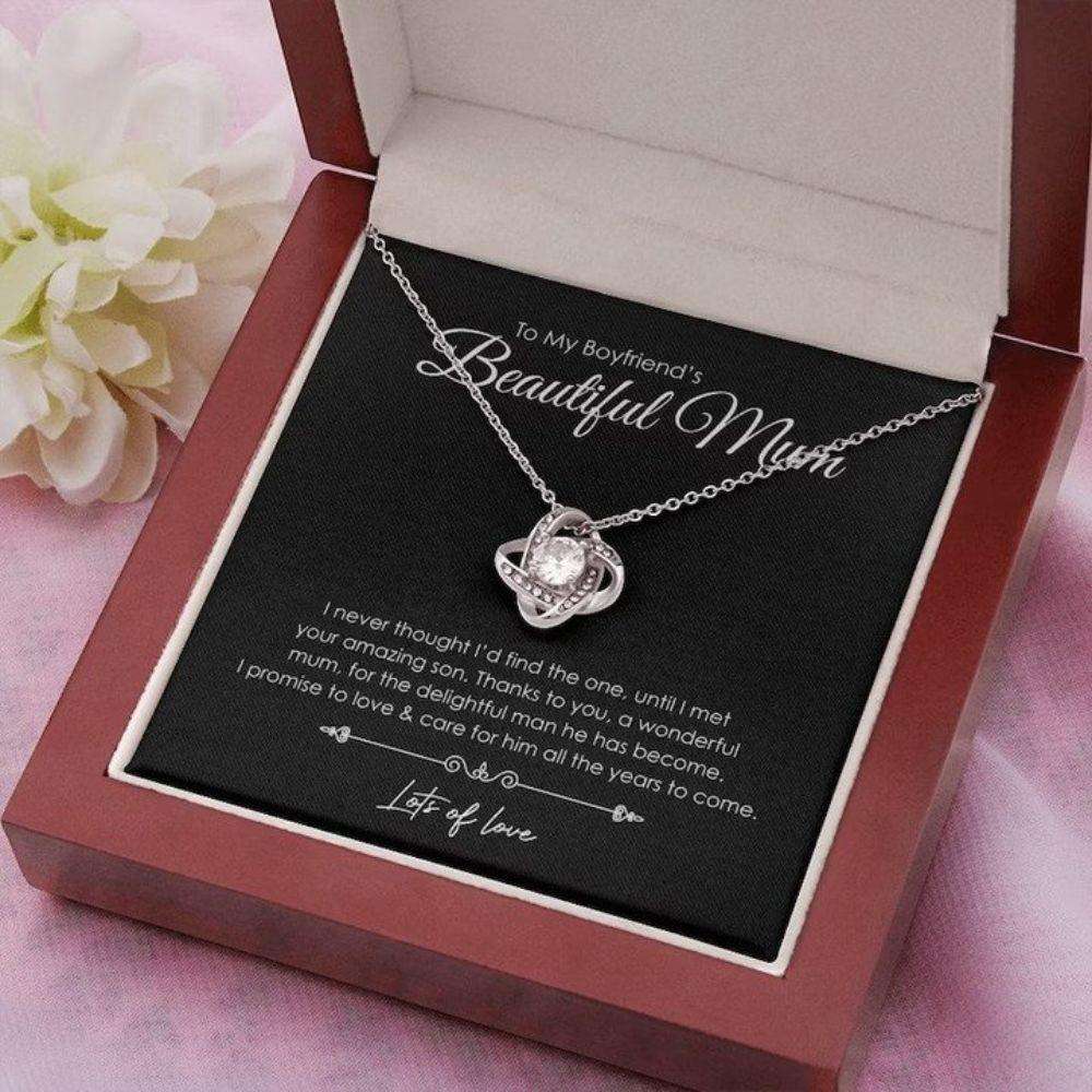 Future Mother-In-Law Necklace, To My Boyfriend’S Mum, Partners Mum Gift, Boyfriend Mum Gift, Boyfriends Mother Necklace Gifts for Mother In Law Rakva