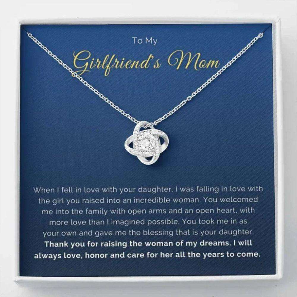 Future Mother-In-Law Necklace, To My Girlfriend’S Mom Necklace Gift For Future Mother In Law On Christmas Birthday Mother’S Day V1 Gifts for Mother In Law Rakva