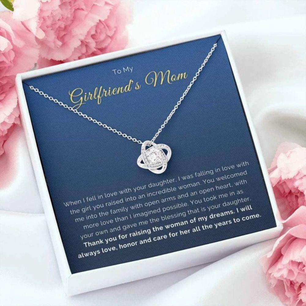 Future Mother-In-Law Necklace, To My Girlfriend’S Mom Necklace Gift For Future Mother In Law On Christmas Birthday Mother’S Day V1 Gifts for Mother In Law Rakva