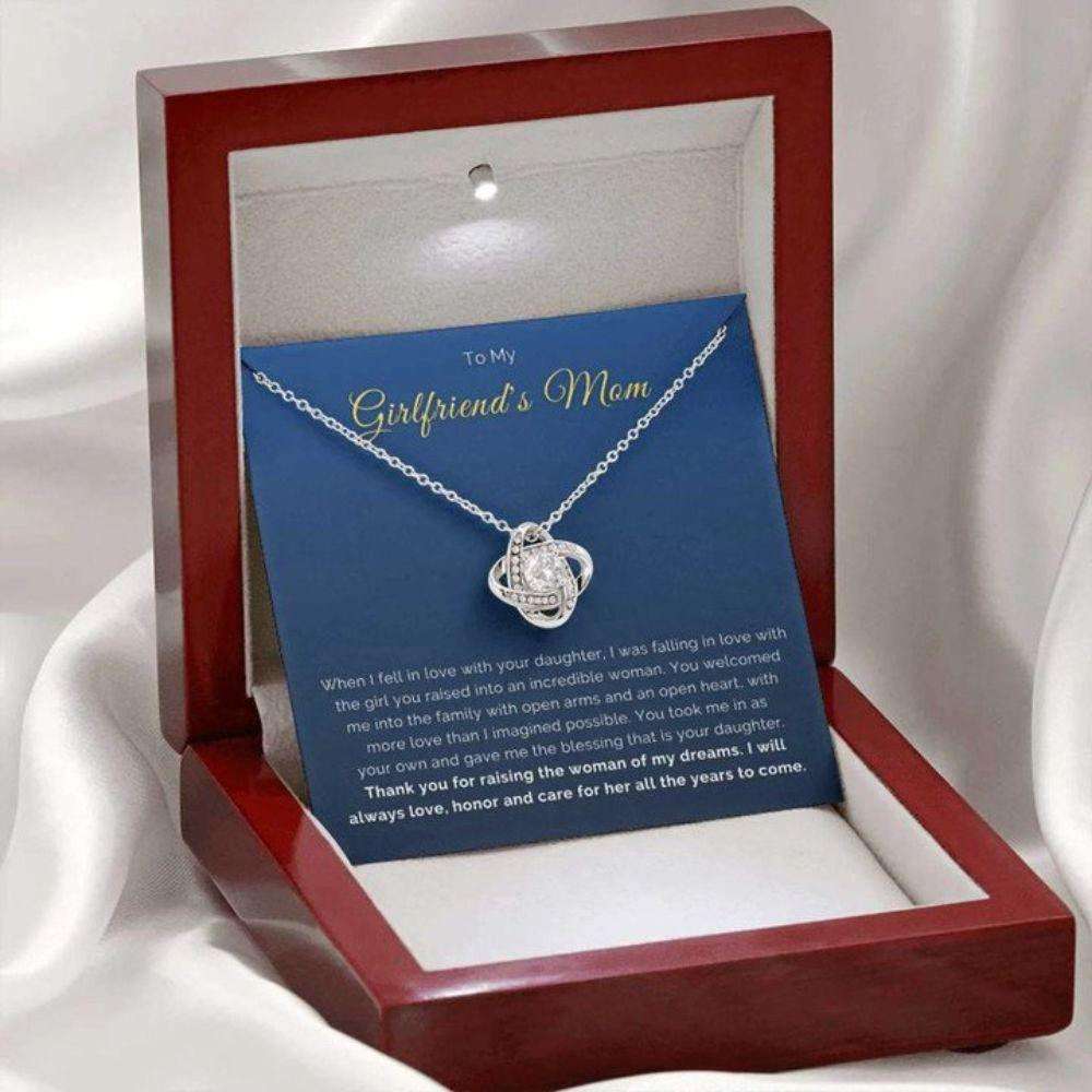 Future Mother-In-Law Necklace, To My Girlfriend’S Mom Necklace Gift For Future Mother In Law On Christmas Birthday Mother’S Day V1 Gifts for Mother In Law Rakva