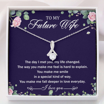 Future Wife Necklace, Alluring Beauty “ Gift For Future Wife Soulmate Necklace Gifts For Friend Rakva