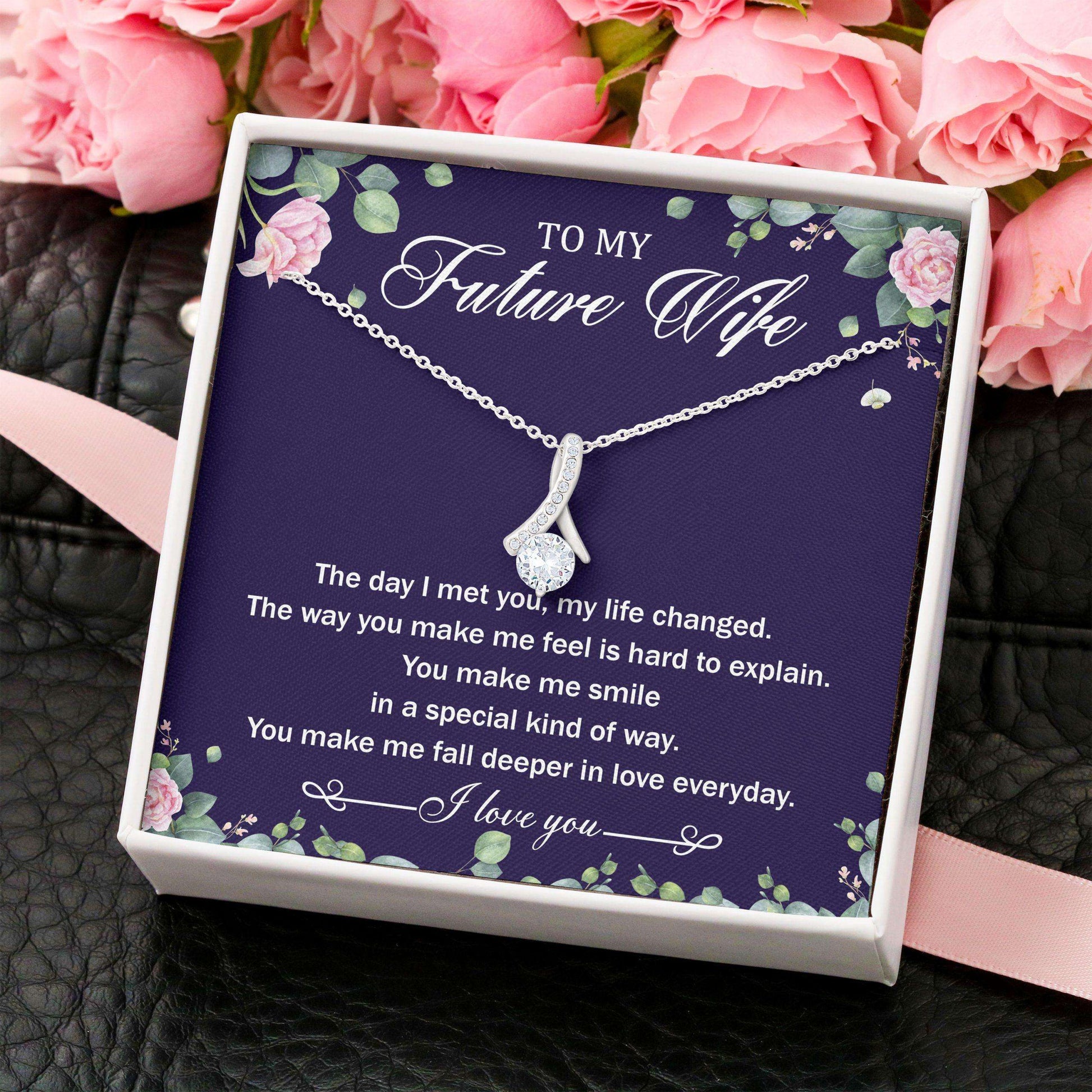 Future Wife Necklace, Alluring Beauty “ Gift For Future Wife Soulmate Necklace Gifts For Friend Rakva