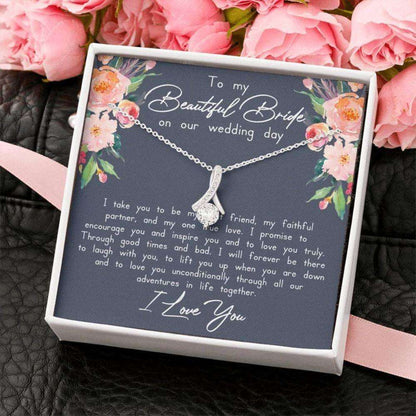 Future Wife Necklace, Bride Necklace Gift From Groom, To My Bride From Groom Wedding Day Gift Gift For Bride Rakva