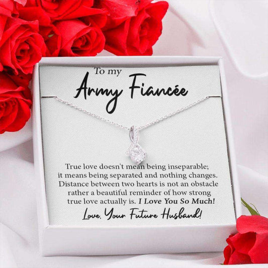 Future Wife Necklace, Future Army Wife, Army Fiancee Necklace, Engagement Gift For Army Girlfriend, Bride To Be, Necklace For Army Wife Gifts for Future Wife / fiance Rakva