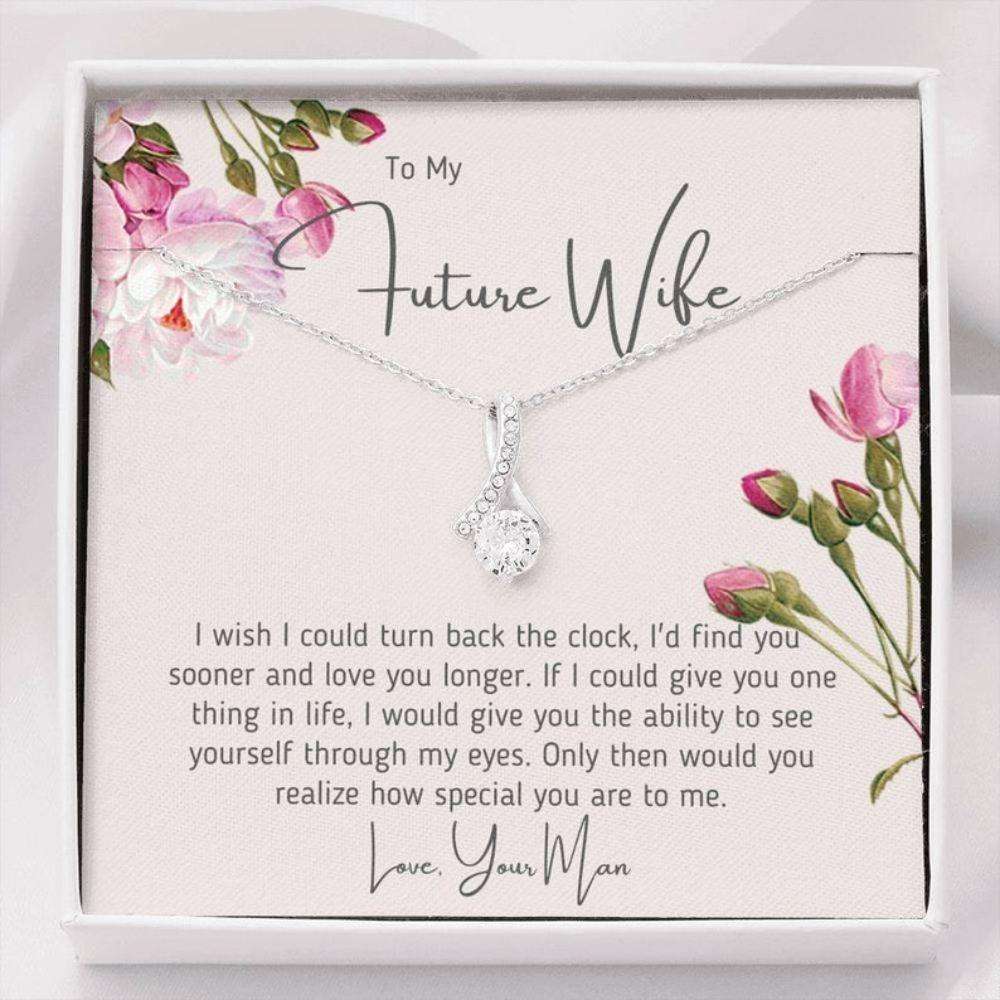 Future Wife Necklace, Future Wife Gift Necklace, Engagement Gift For Her, Valentine’S Gift For Her, Gift From Future Husband Gifts For Friend Rakva