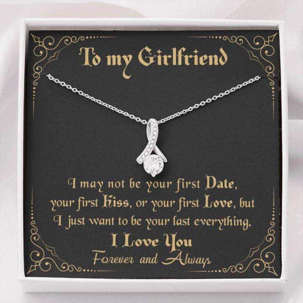 Future Wife Necklace, Girlfriend Necklace, To My Girlfriend Necklace Gift “ Last Everything For Karwa Chauth Rakva