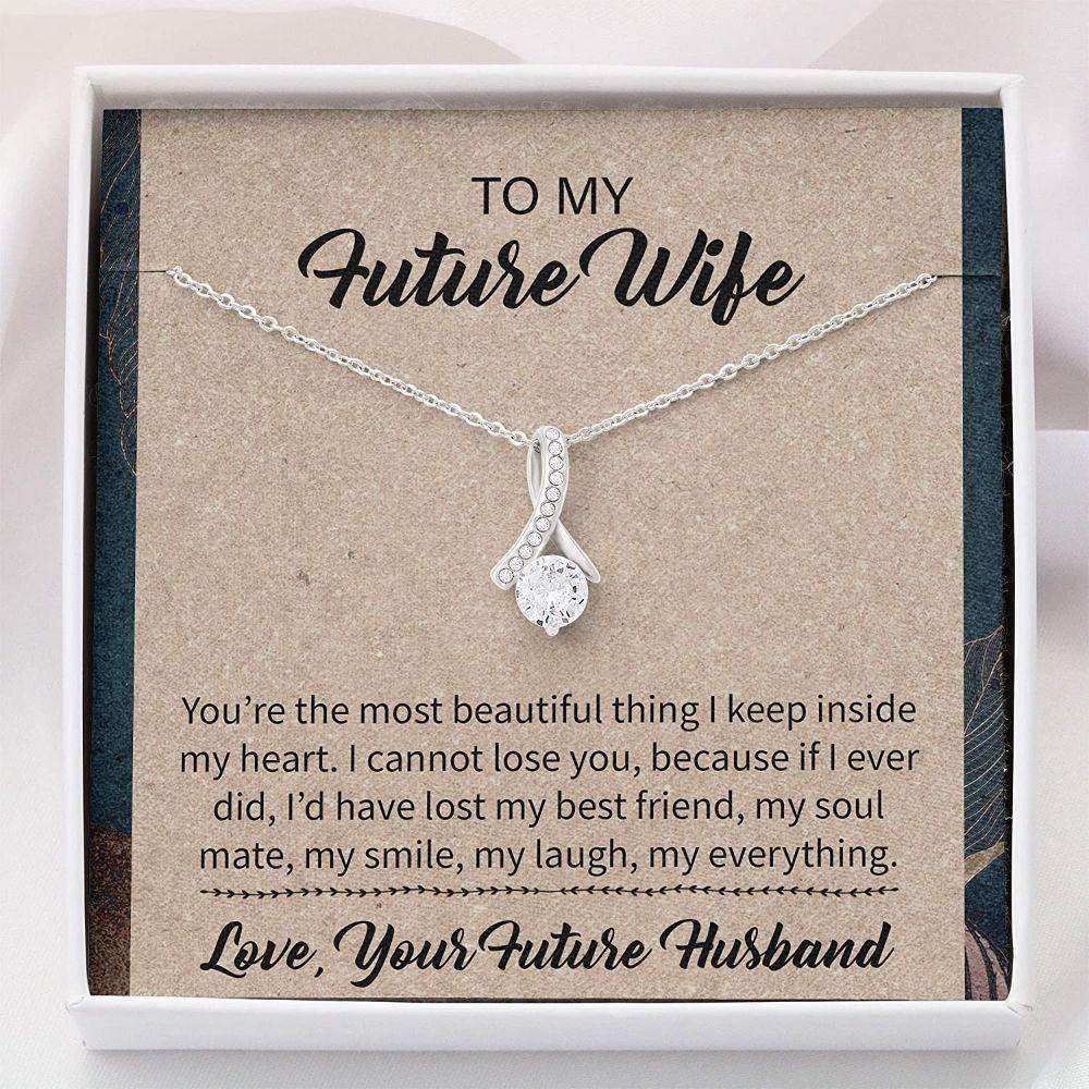 Future Wife Necklace “ I Cannot Lose You “ Alluring Beauty Necklace With Gift Box For Birthday Christmas For Karwa Chauth Rakva