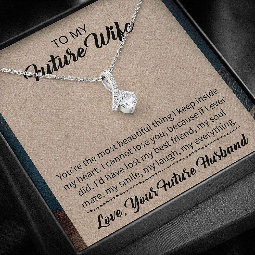 Future Wife Necklace “ I Cannot Lose You “ Alluring Beauty Necklace With Gift Box For Birthday Christmas For Karwa Chauth Rakva