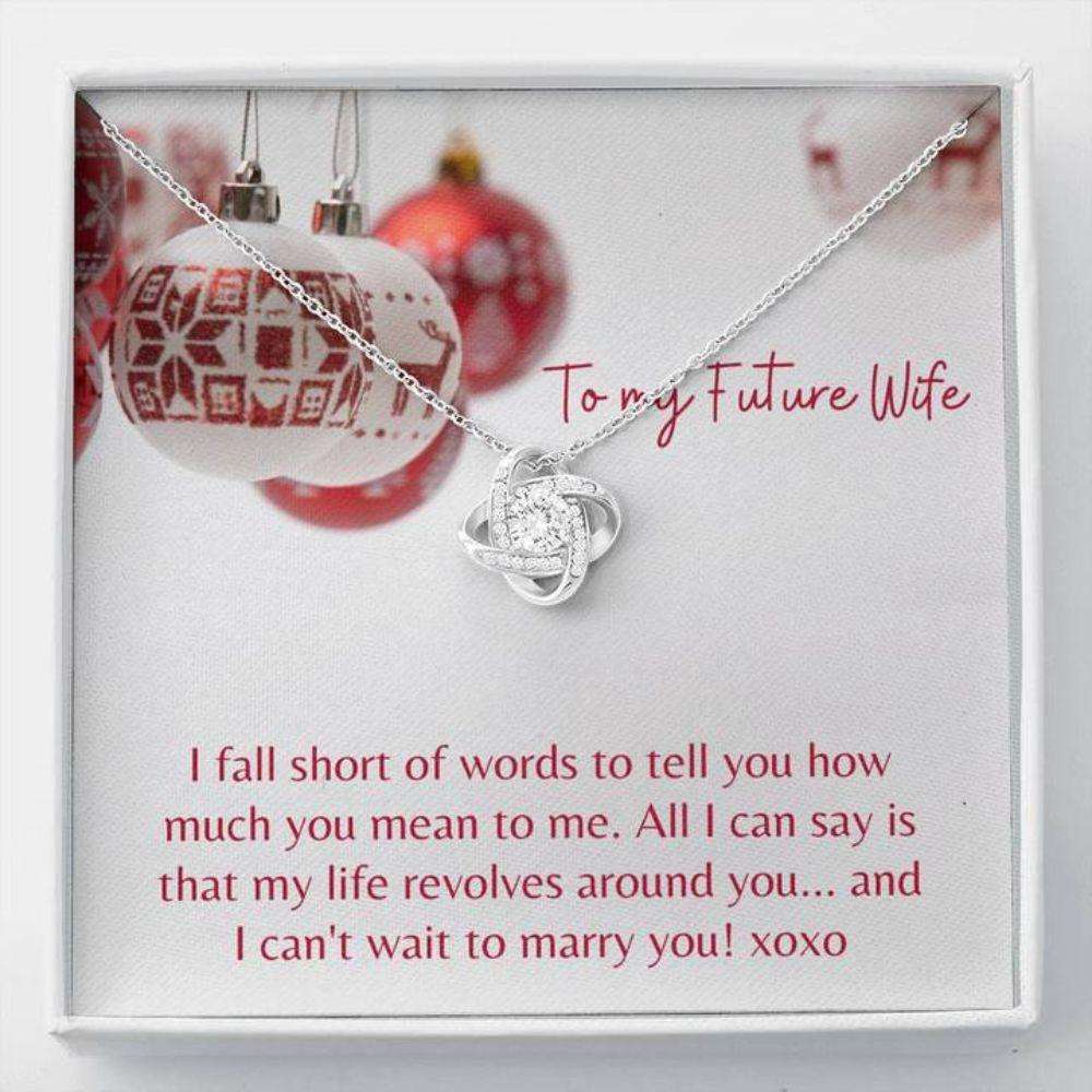 Future Wife Necklace “ Necklace For Fianc� “ Gift Necklace With Message Card Future Wife Holiday Red Stronger Together Gifts For Friend Rakva